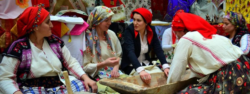 Crafts exhibition in Ipsala, Edirne organised under Project 